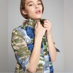 Gap Patch Camo Print Utility Jacket